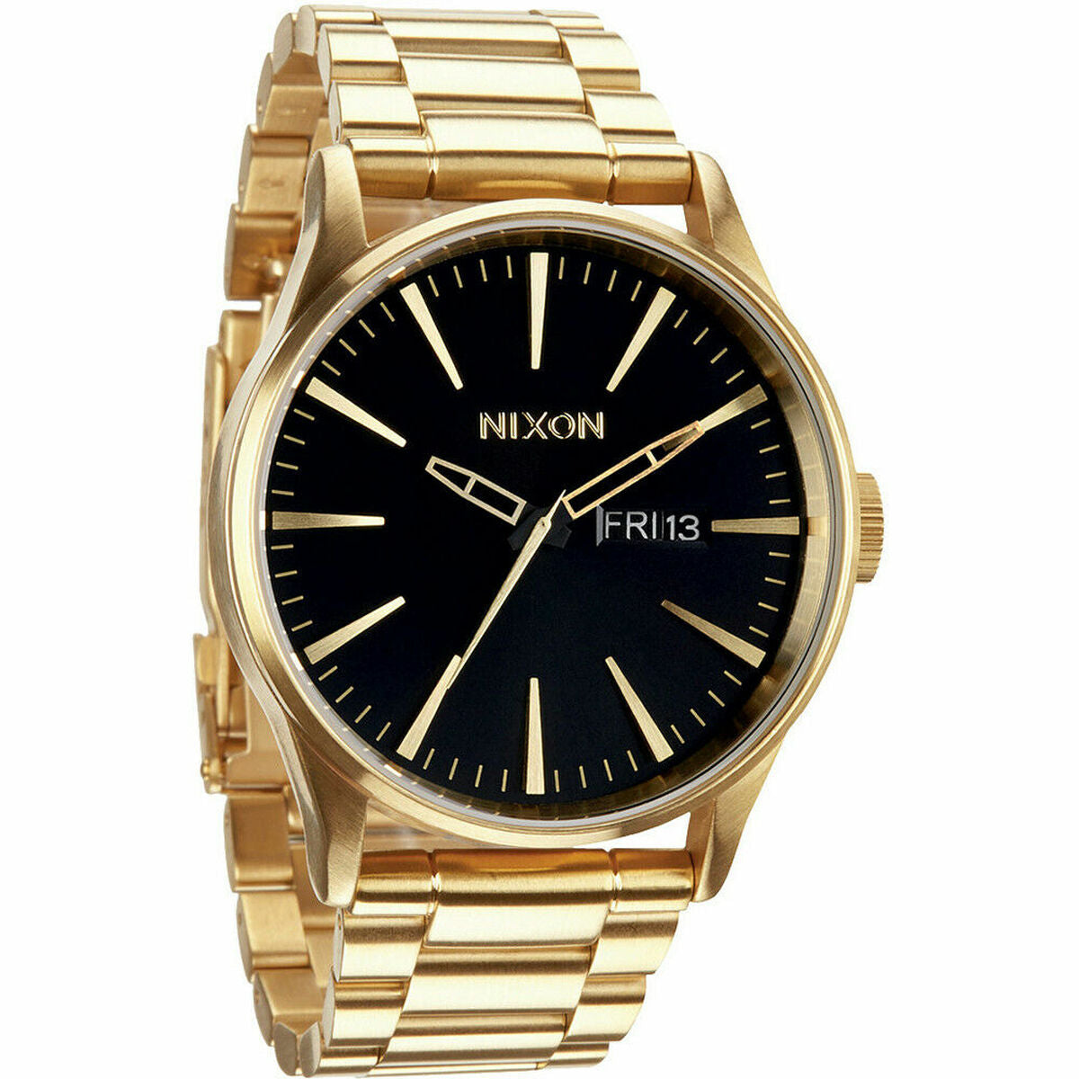Horloge Heren Nixon A356 - 510 Zwart Goud - Klokken, Heren - Nixon