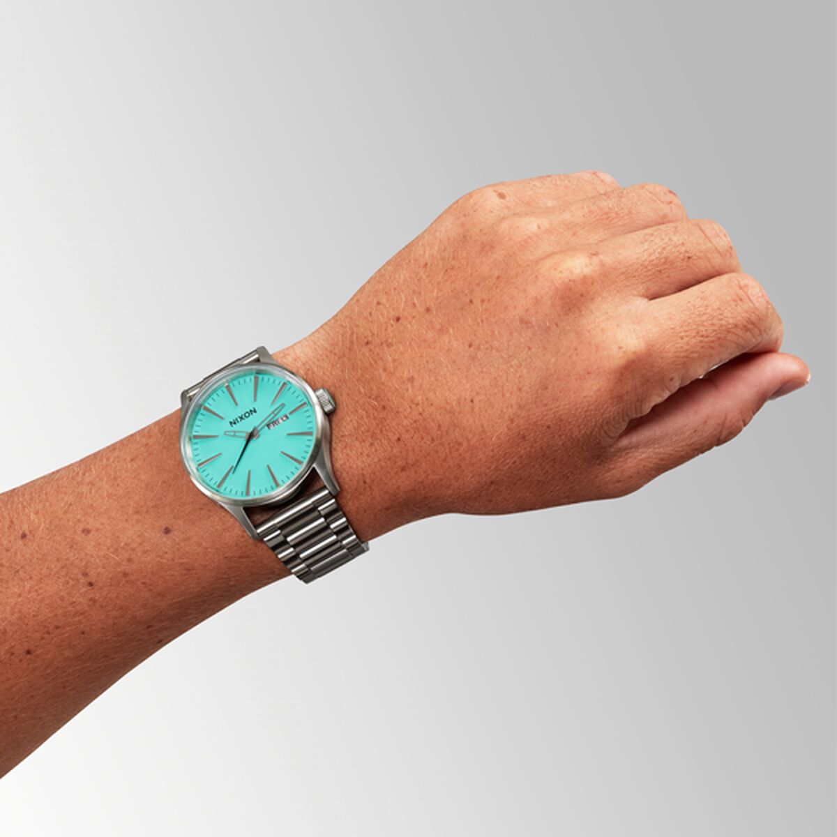 Horloge Heren Nixon A356-2084 Zilverkleurig