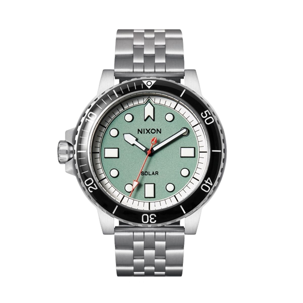 Horloge Heren Nixon A1402 - 5235 Groen Zilverkleurig - Klokken, Heren - Nixon