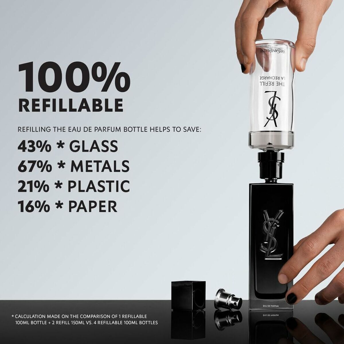 Herenparfum YSL MYSLF EDP 150 ml - Schoonheid, Parfums en geuren - YSL