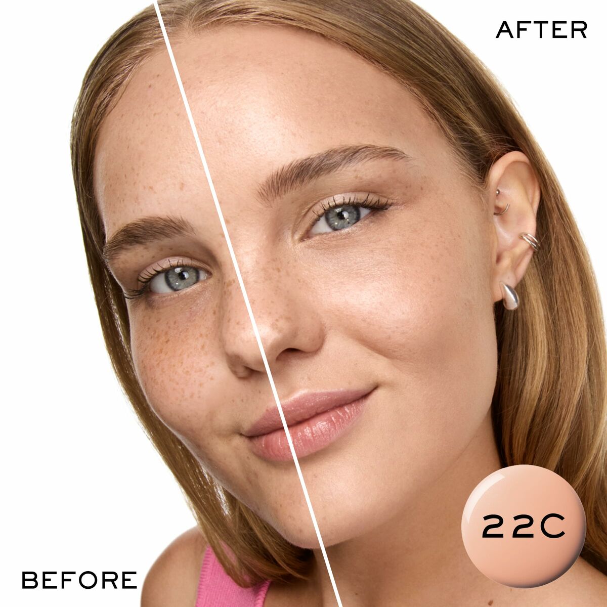 Zonnebrandcrème met Kleur Lancôme IDÔLE MAKE-UP Nº 22c 30 ml