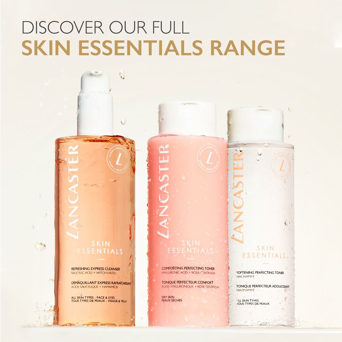 Gezichtsreinigingsgel Lancaster Cleansers 400 ml