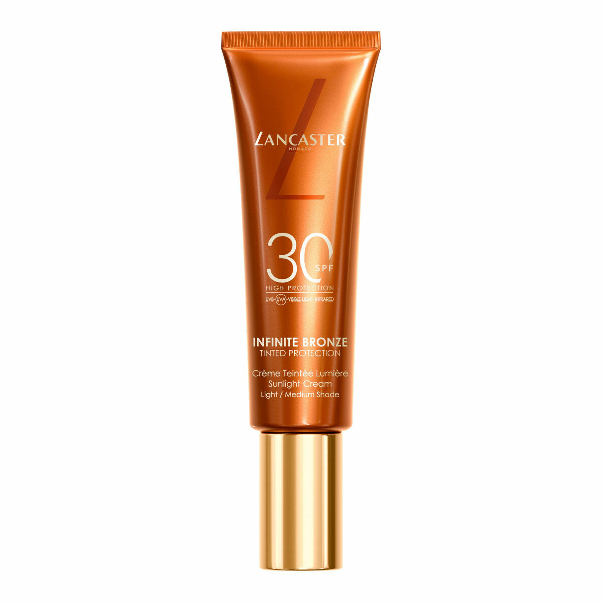 Gezichtszonnecrème Lancaster Infinite Bronze Light Claro Spf 30 50 ml