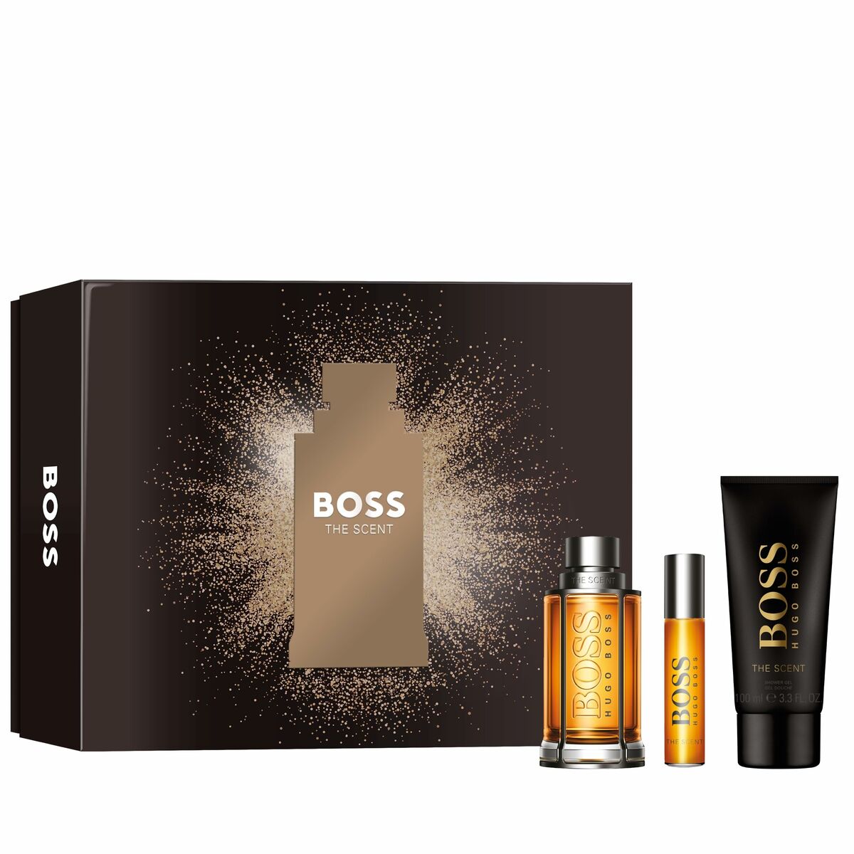 Parfumset voor Heren Hugo Boss EDT BOSS The Scent 3 Onderdelen - Schoonheid, Parfums en geuren - Hugo Boss