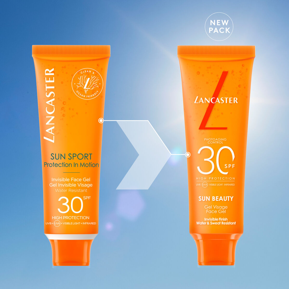 Zonnebrand Gel Lancaster SUN SPORT Spf 30 50 ml - Schoonheid, Huidverzorging - Lancaster
