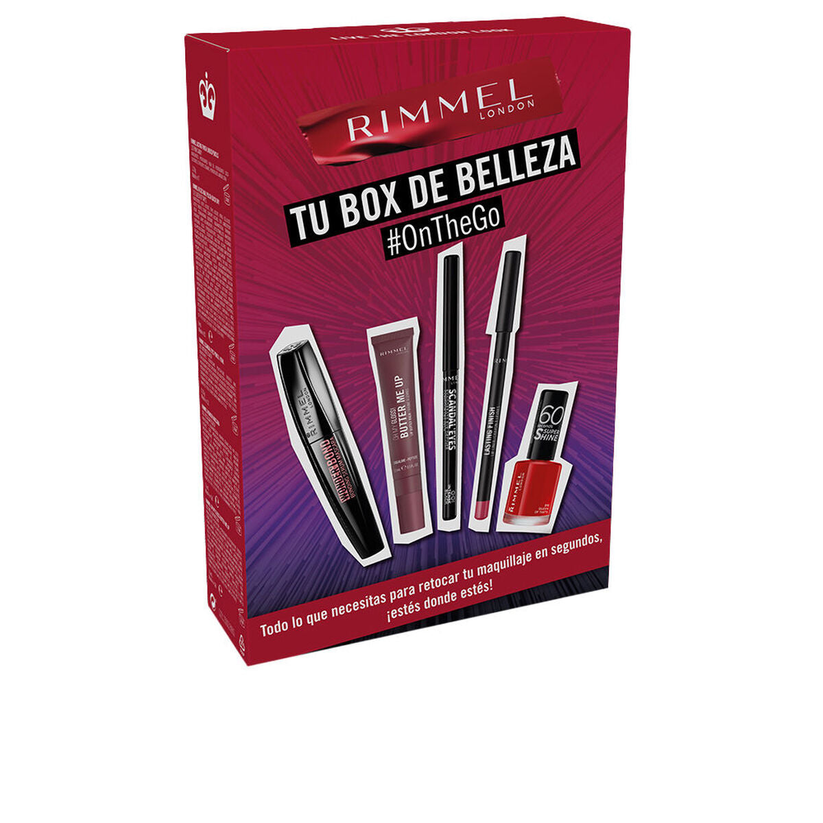 Make - up Set Rimmel London OnTheGo 5 Onderdelen - Schoonheid, Make - up - Rimmel London