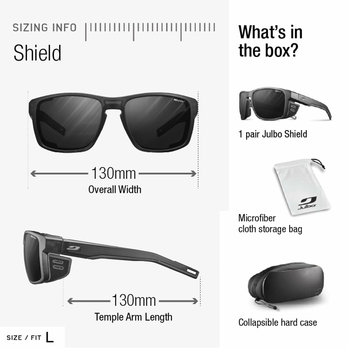Zonnebril Julbo SHIELD Blauw