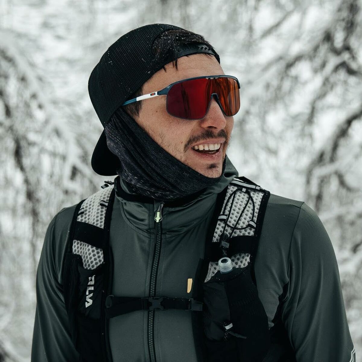 Zonnebril Julbo Density Blauw Wit Rood