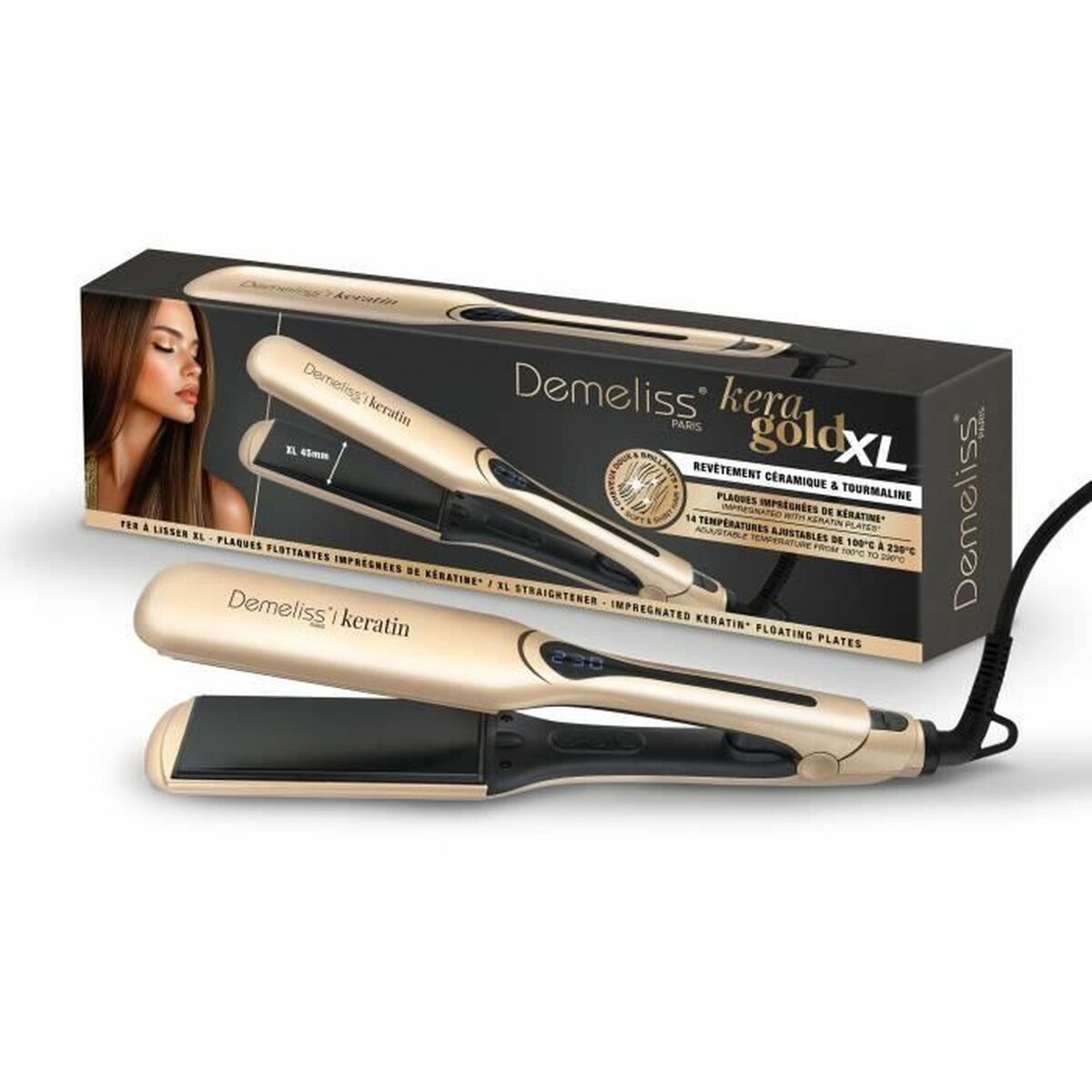 Krulijzer Saint - Algue Demeliss Kera Gold XL - Schoonheid, Haarverzorging - Saint - Algue