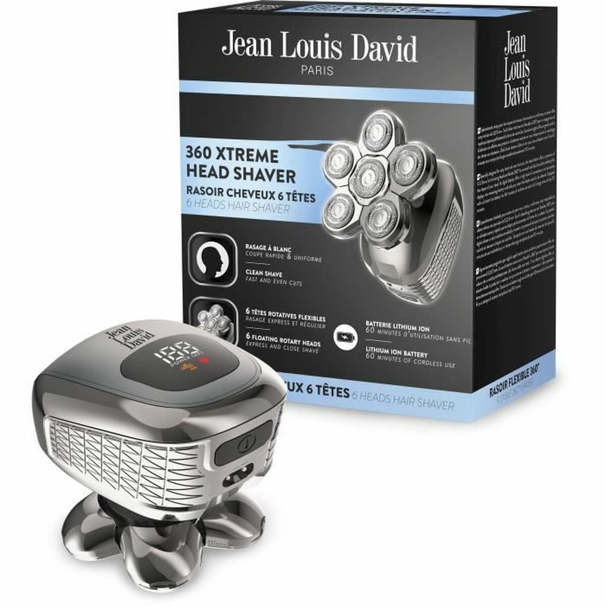Tondeuse Jean Louis David JLD 360 XTREME HEAD SHAVER 6 Onderdelen