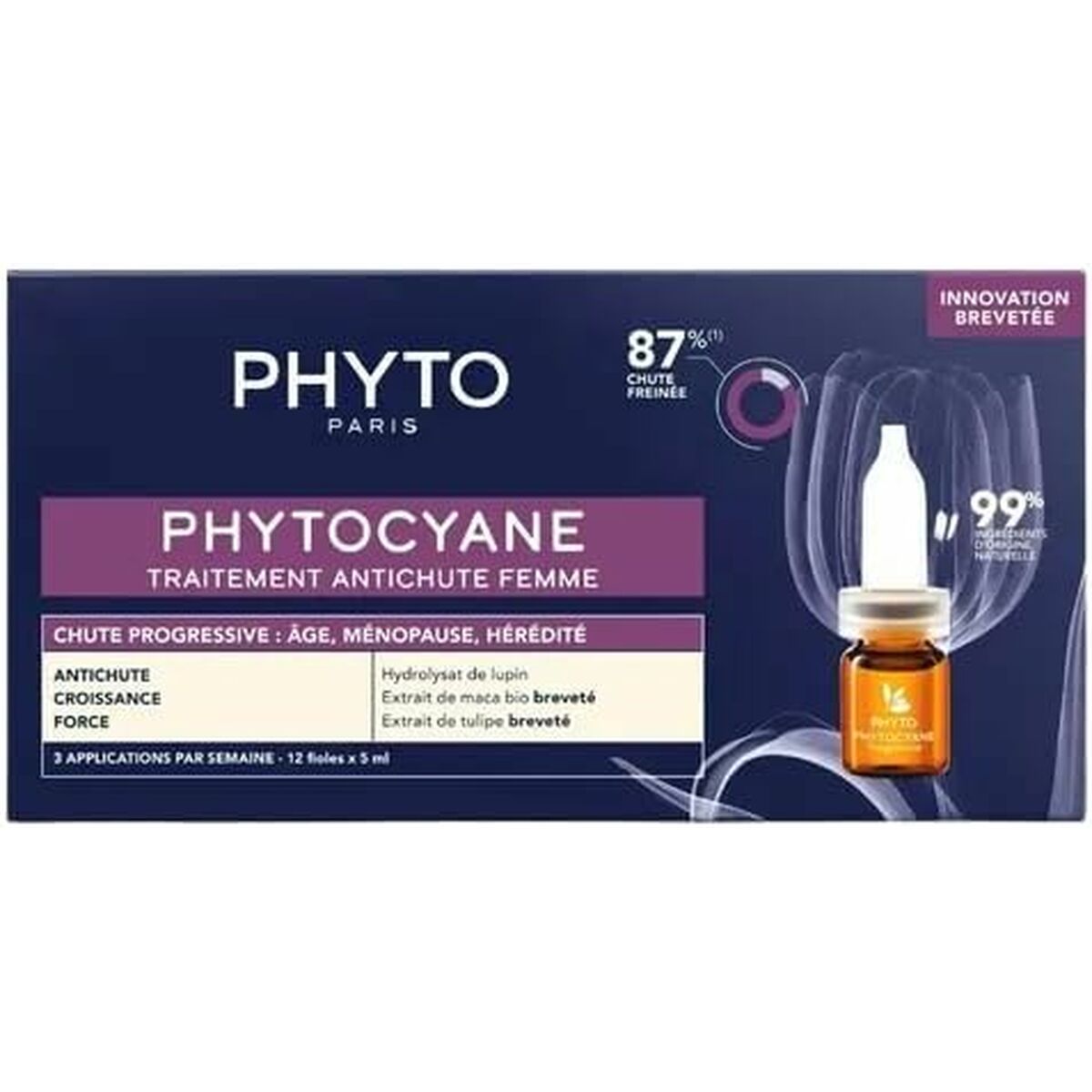 Kappersset Phyto Paris Phytocyane Tratamiento Anticaída Reacción Mujer Lote 2 Onderdelen