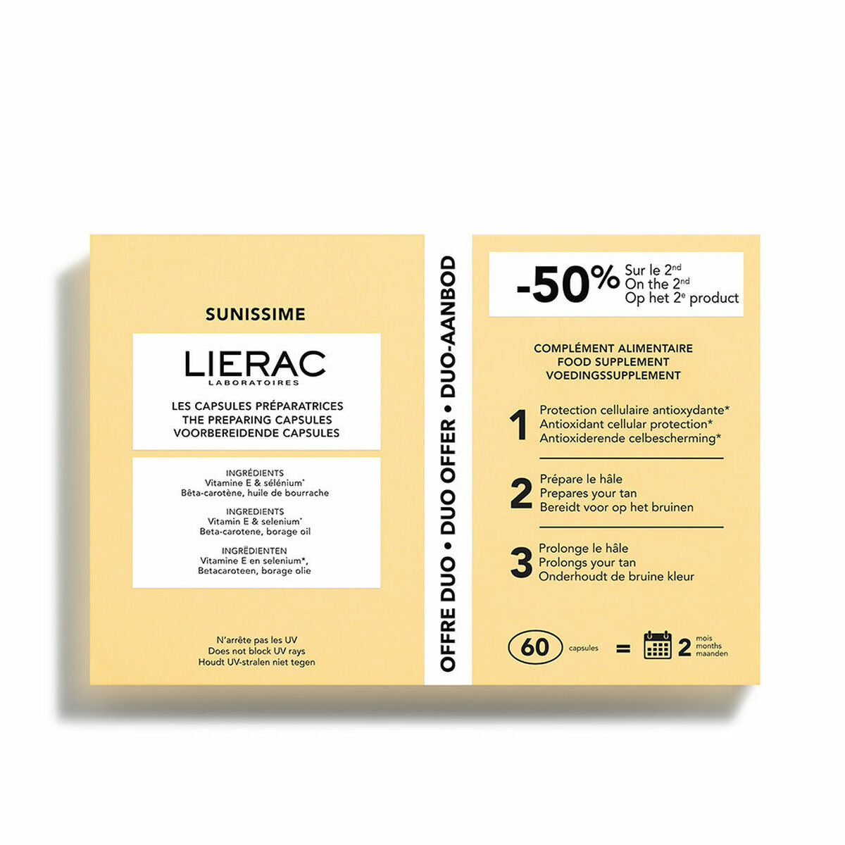 Zelfbruiner Versterker Lierac Sunissime 2 Stuks