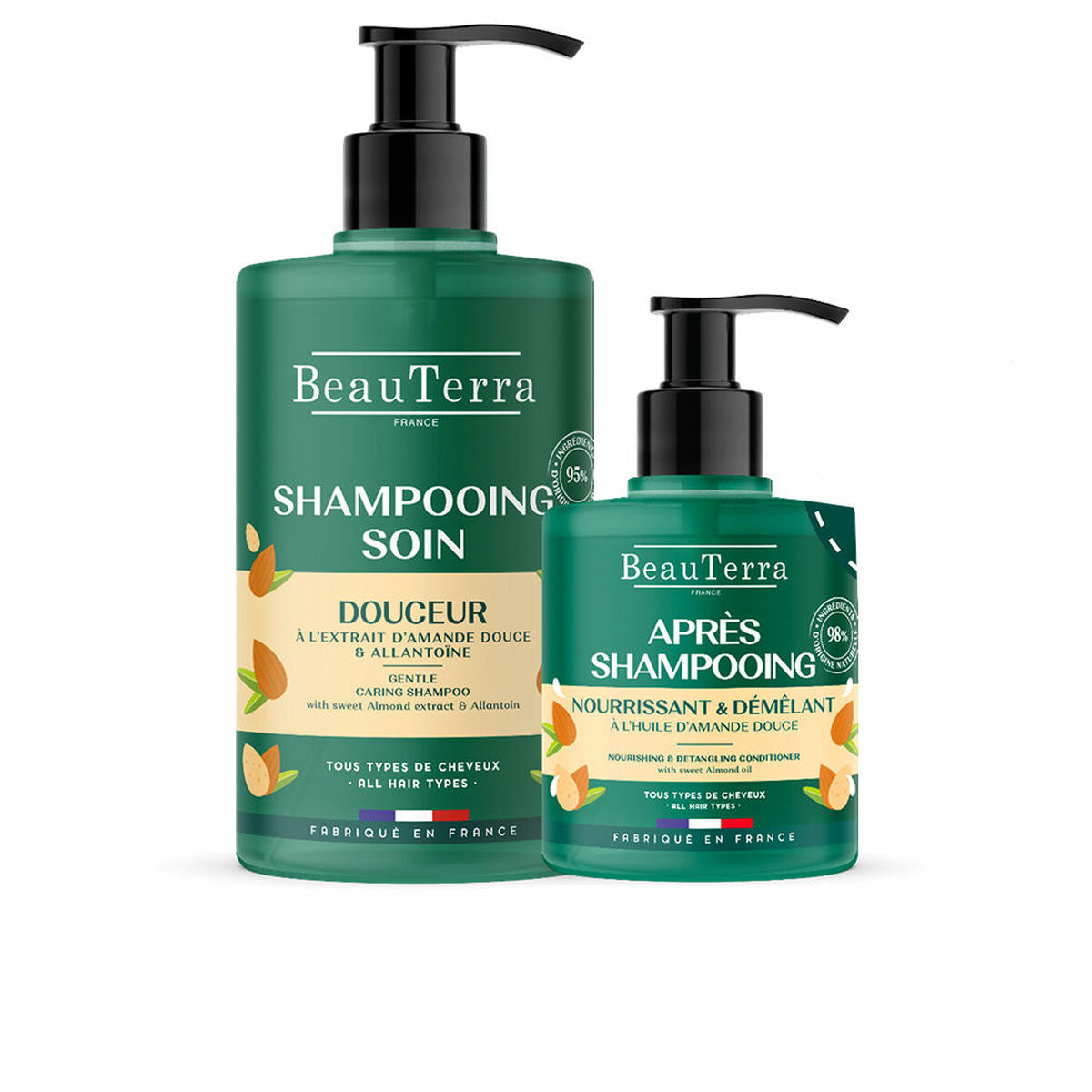Shampoo Beauterra EXTRA-DOUX 2 Onderdelen