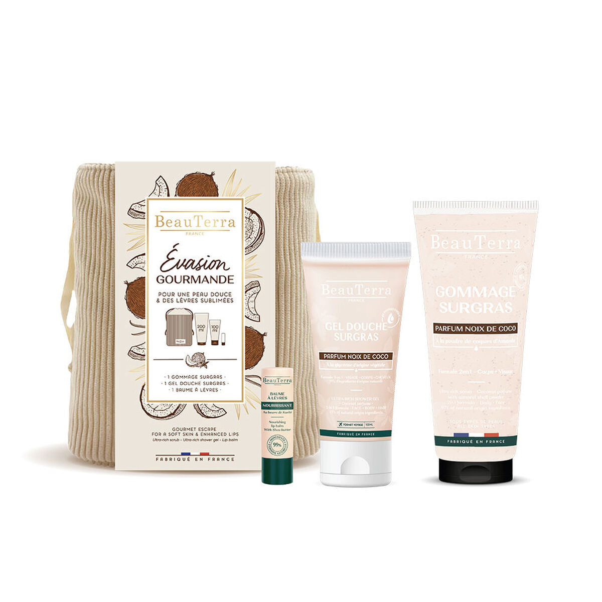 Cosmeticaset voor Dames Beauterra GOURMET COCO 4 Onderdelen