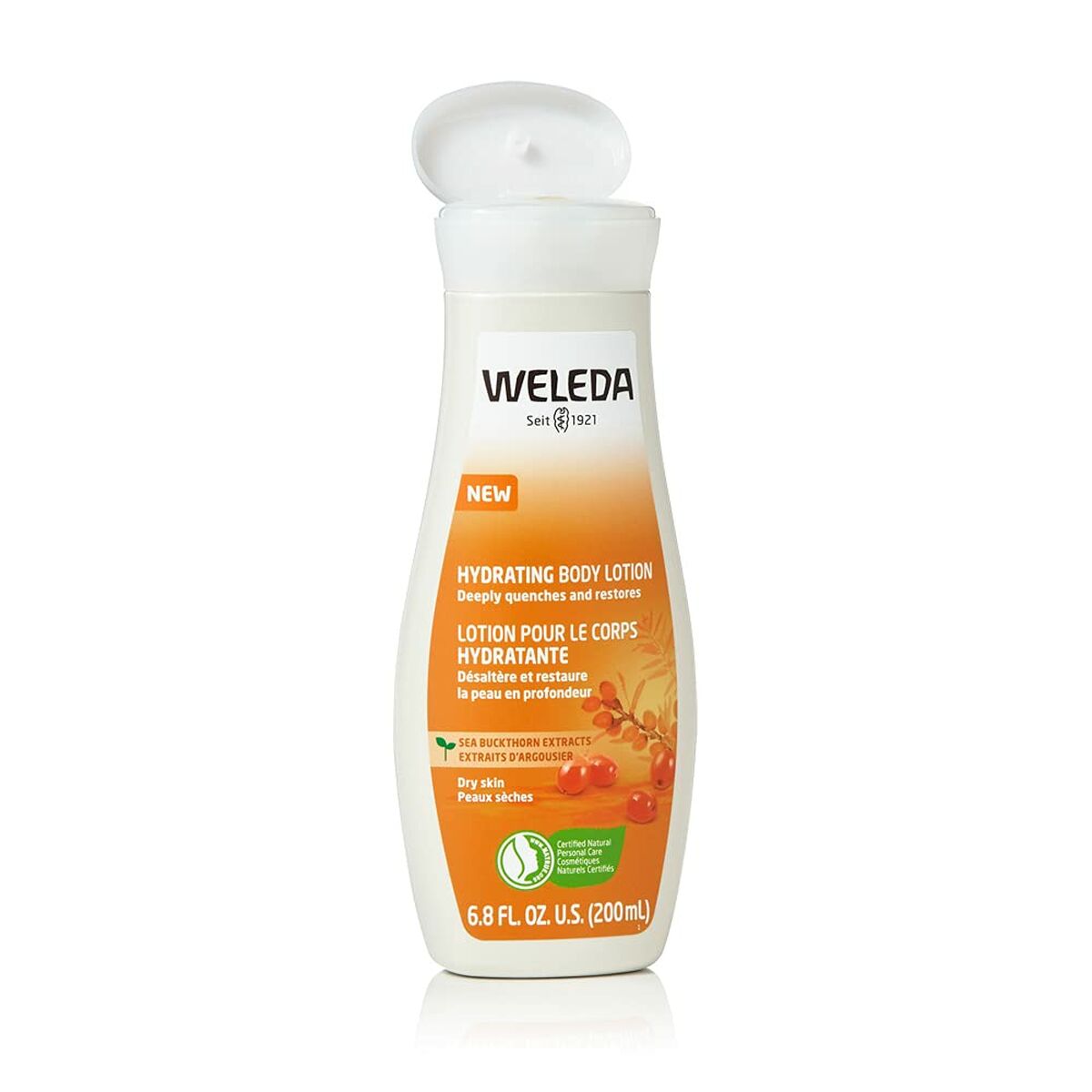Voedende Lichaamsmelk Weleda 090540X7 200 ml 75 ml Duindoorn