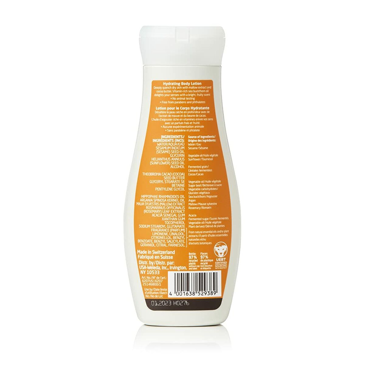 Voedende Lichaamsmelk Weleda 090540X7 200 ml 75 ml Duindoorn