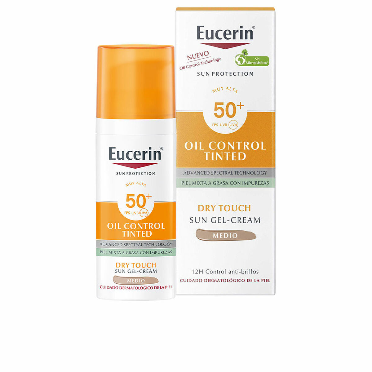 Zonnebrandcrème Eucerin Sun Protection Medium Spf 50 Spf 50+ 50 ml - Schoonheid, Huidverzorging - Eucerin