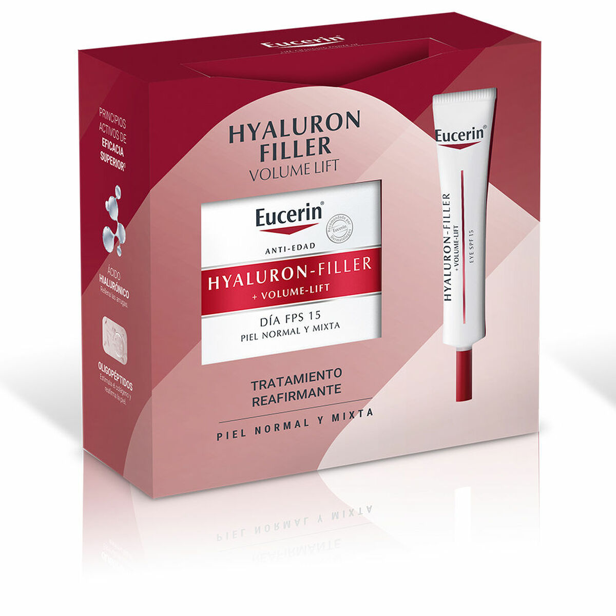 Cosmetica Set Eucerin Hyaluron Filler Lift Día Piel Normal 2 Onderdelen - Schoonheid, Huidverzorging - Eucerin