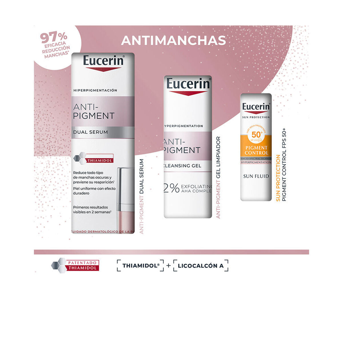 Cosmeticaset voor Dames Eucerin ANTI-PIGMENT 3 Onderdelen