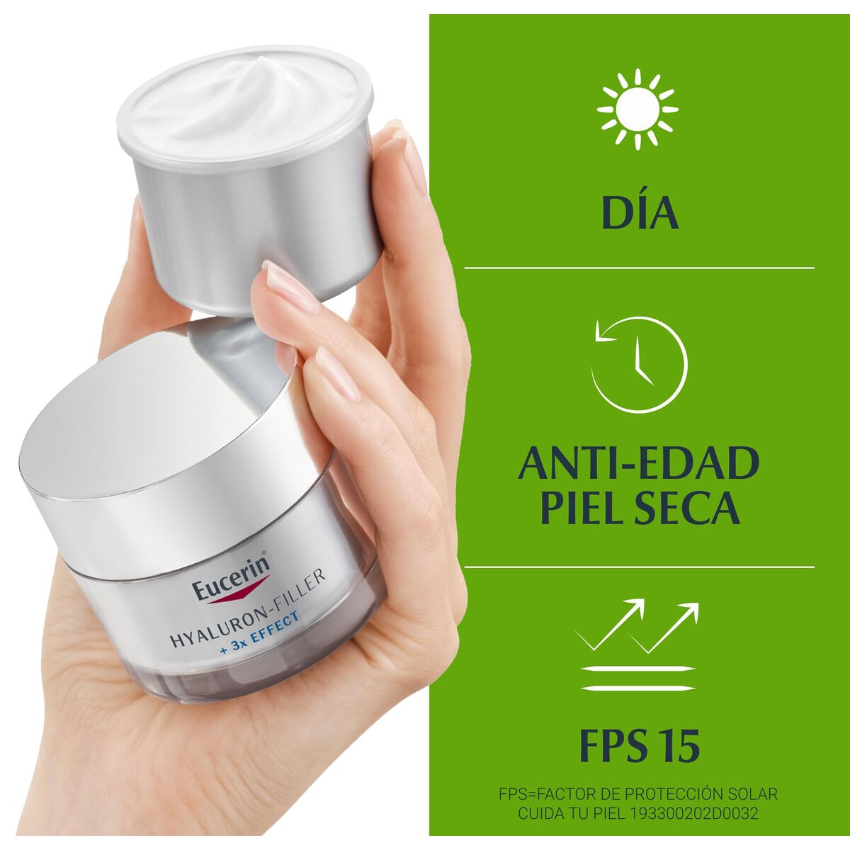 Gezichtscrème Eucerin Hyaluron Filler Spf 15 50 ml Droge Huid Navulling - Schoonheid, Huidverzorging - Eucerin