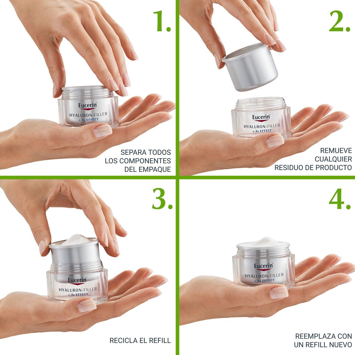 Gezichtscrème Eucerin Hyaluron Filler Spf 15 50 ml Droge Huid Navulling - Schoonheid, Huidverzorging - Eucerin