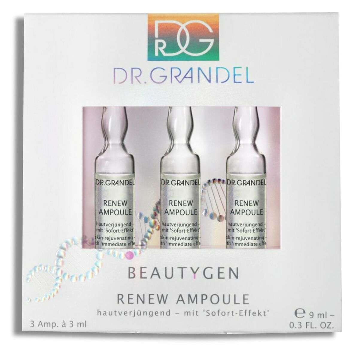 Ampullen met Lifting Effect Dr. Grandel Beautygen 3 x 3 ml - Schoonheid, Huidverzorging - Dr. Grandel