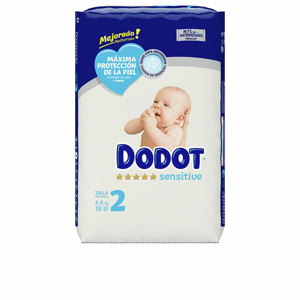 Gezichtszonnecrème Dodot DODOT SENSITIVE (58 Stuks)