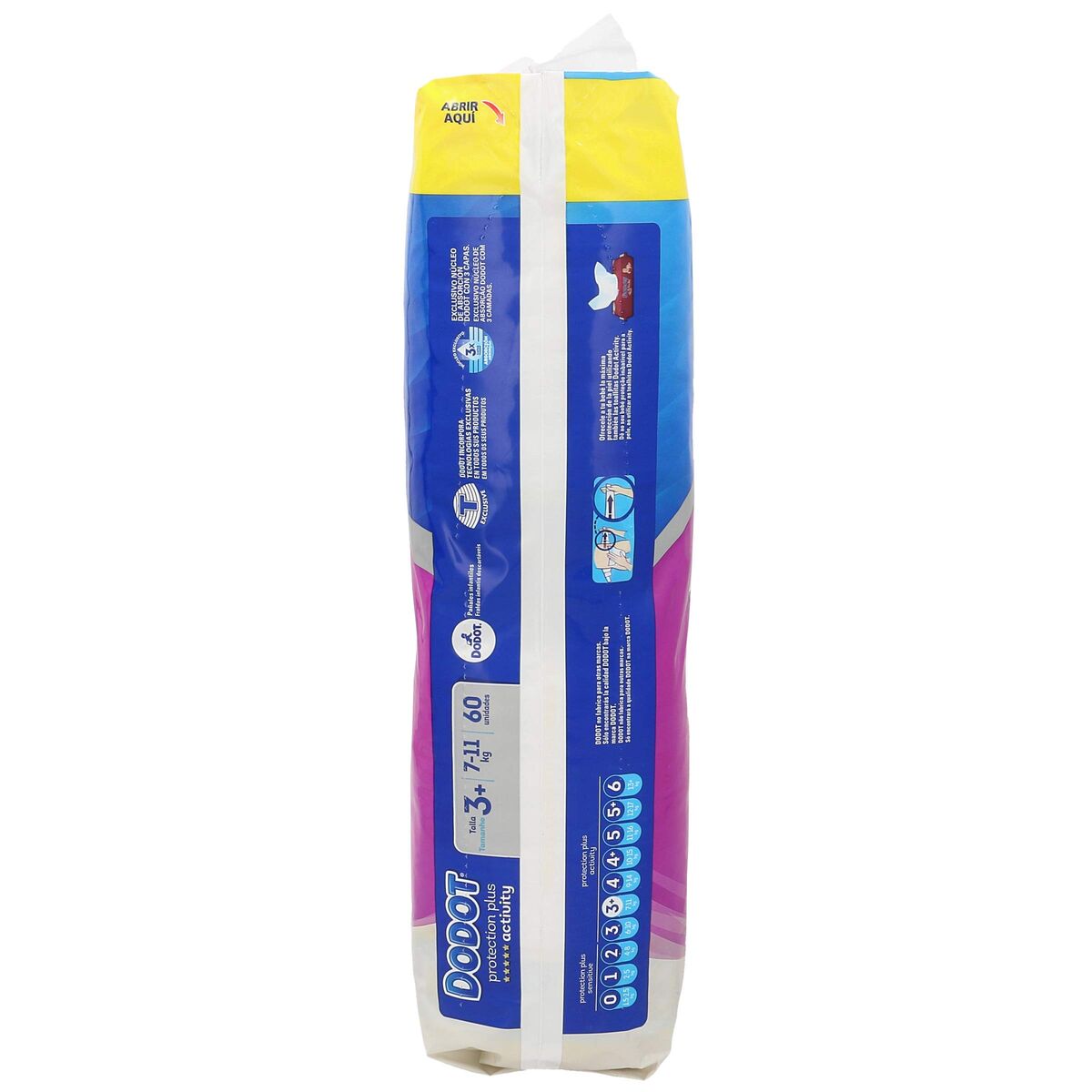 Hygiëneset Dodot DODOT ACTIVITY EXTRA (60 Stuks)