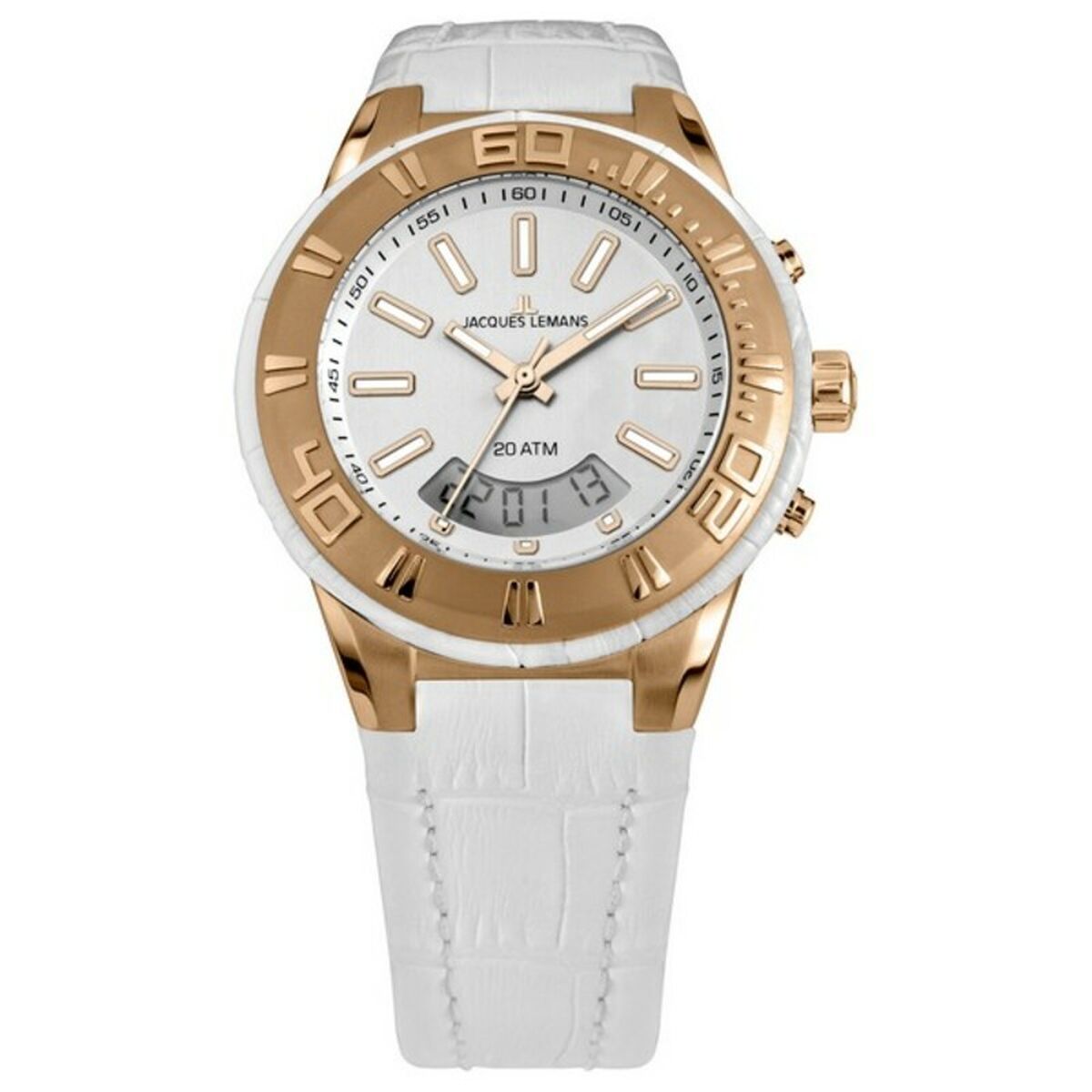 Horloge Uniseks Jacques Lemans 1 - 1772F (Ø 45 mm) - Klokken, Heren - Jacques Lemans