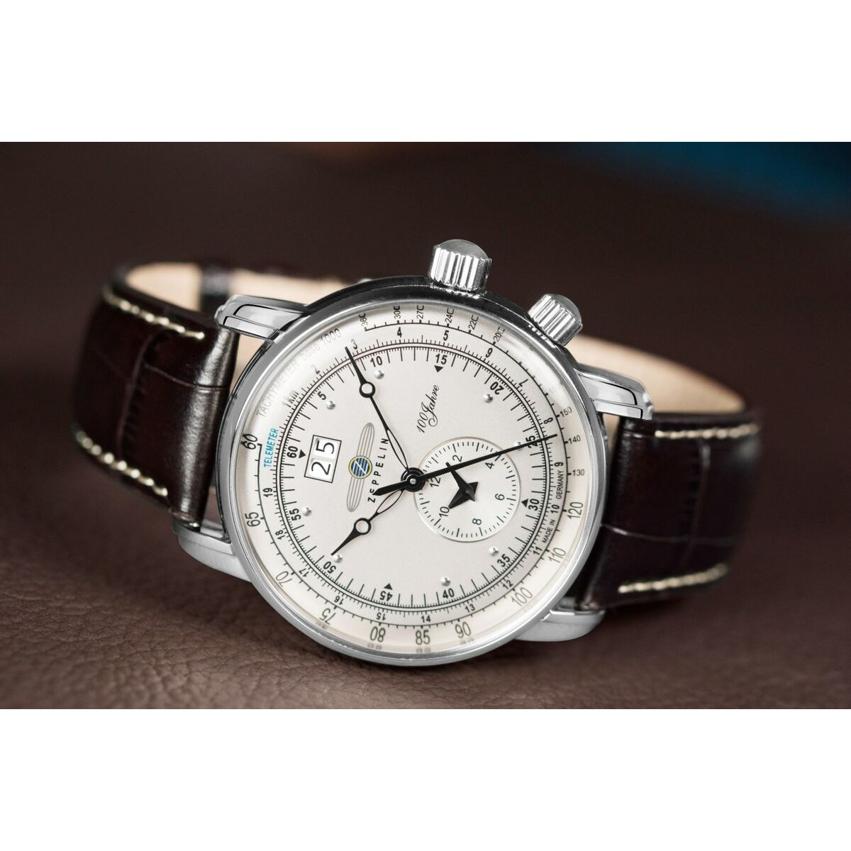 Horloge Heren Zeppelin Zegarek Zeppelin 7640 - 1 męski Zilverkleurig - Klokken, Heren - Zeppelin