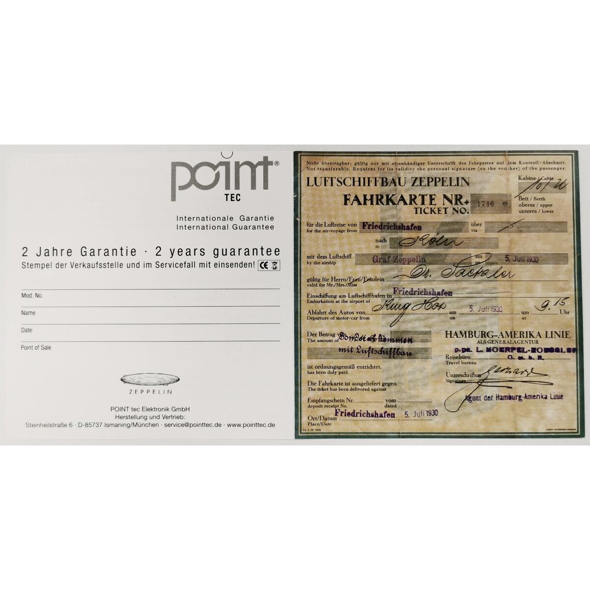 Horloge Heren Zeppelin 7668-3