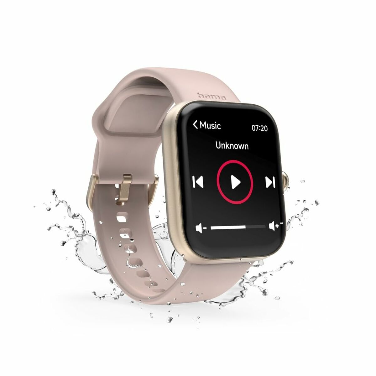 Smartwatch Hama 00178615 FIT WATCH 5000 Roze Roos Goud 1,65"