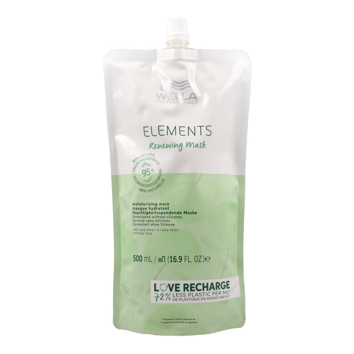 Haarmasker Wella Elements 500 ml Hydraterend Herladen
