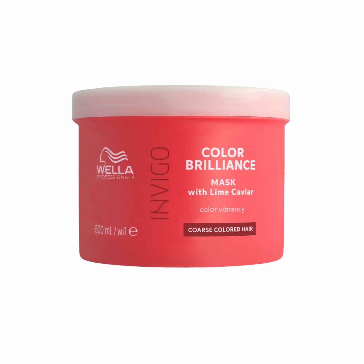 Revitaliserend Masker Wella Invigo Color Brilliance 500 ml Gekleurd Haar Dik haar