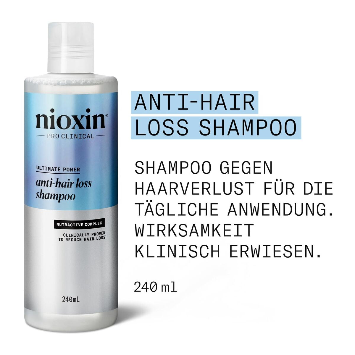 Anti-Haarverlies Shampoo Nioxin Anti-Hairloss 240 ml