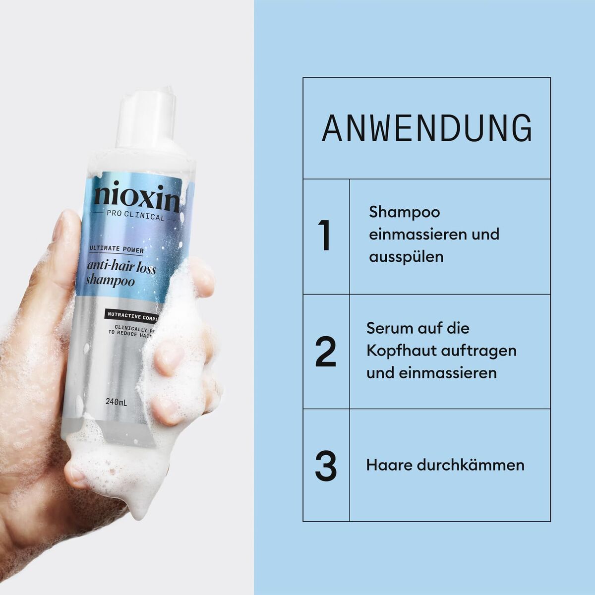 Anti-Haarverlies Shampoo Nioxin Anti-Hairloss 240 ml