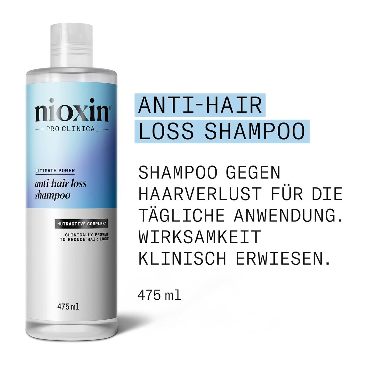 Anti-Haarverlies Shampoo Nioxin Anti-Hairloss 475 ml