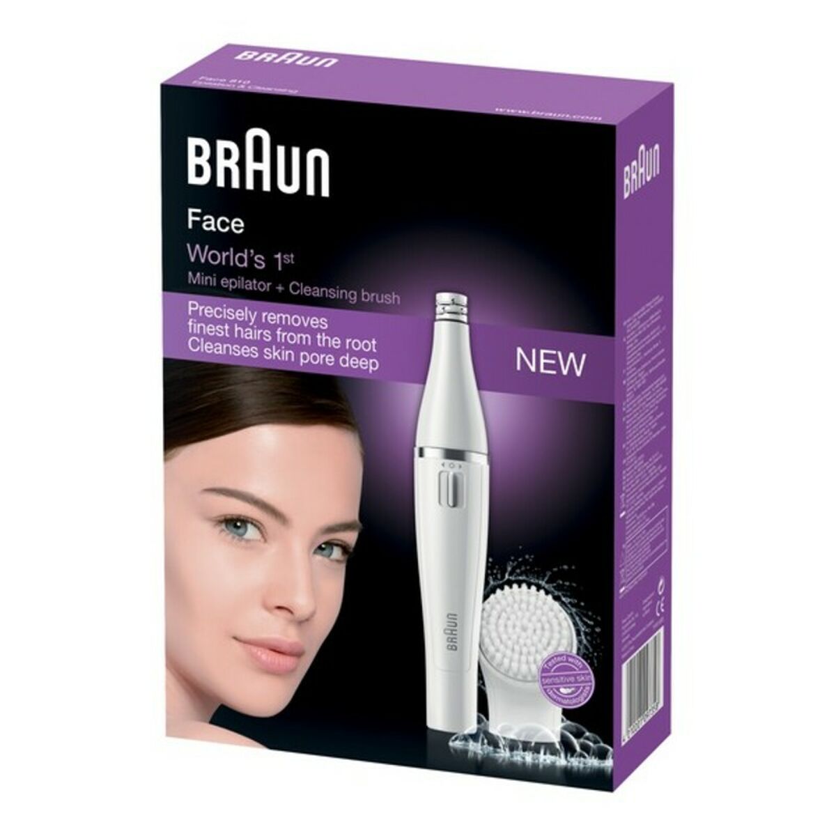 Electric Facial Cleanser en Hair Remover Braun 810 - Schoonheid, Scheren en ontharen - Braun