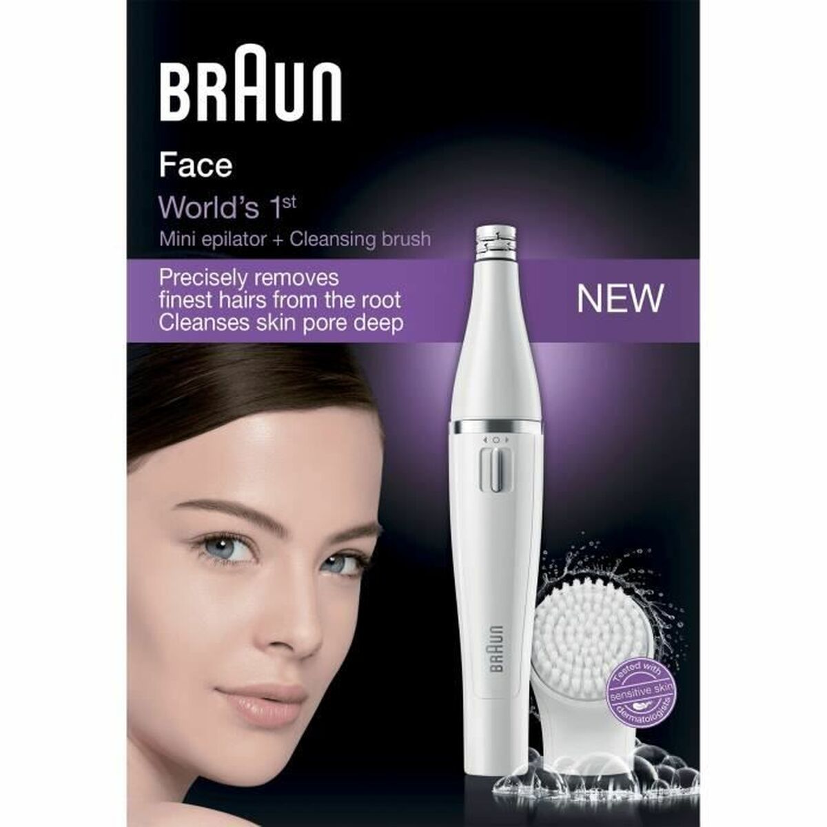 Electric Facial Cleanser en Hair Remover Braun 810 - Schoonheid, Scheren en ontharen - Braun
