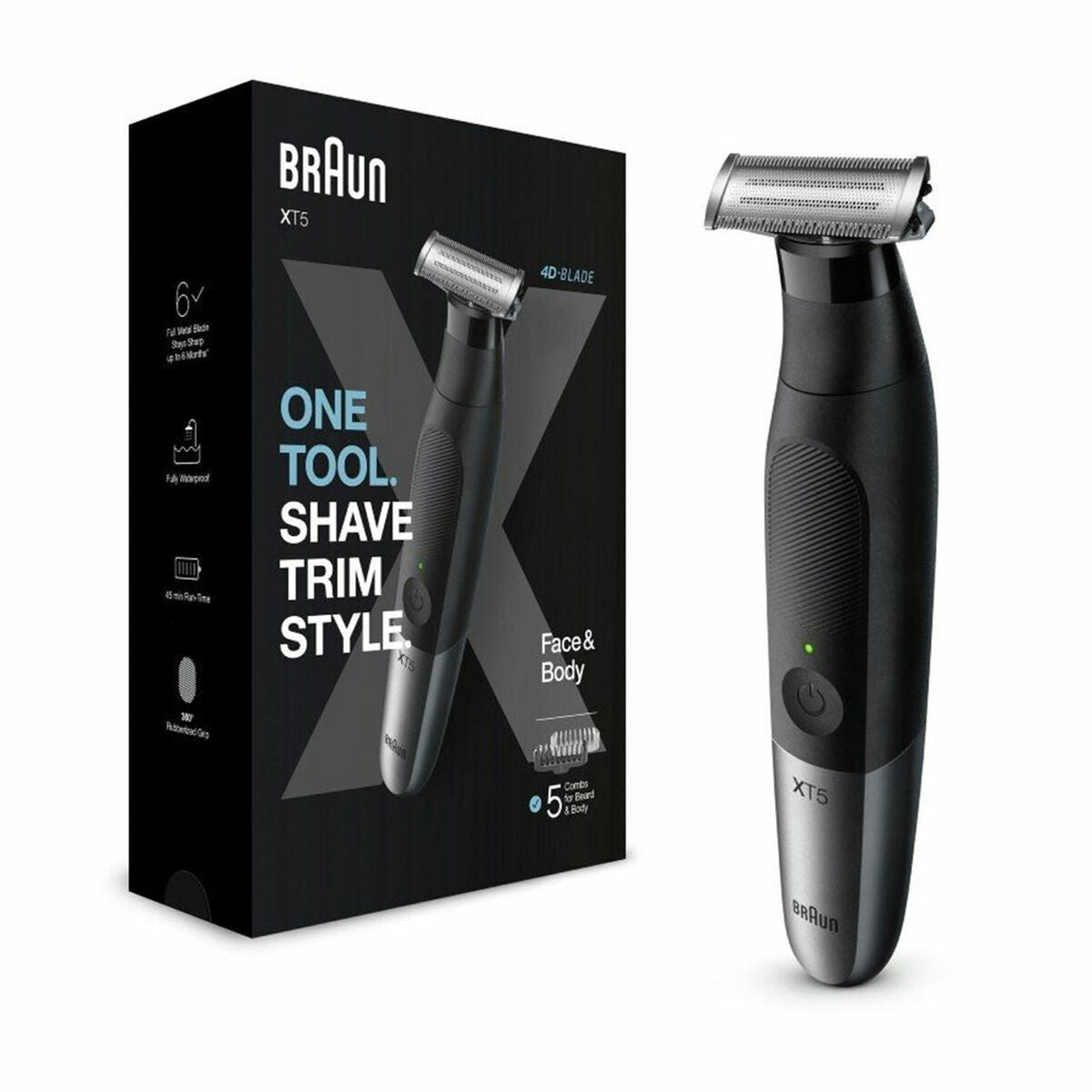 Baard en haar trimmer Braun XT5100