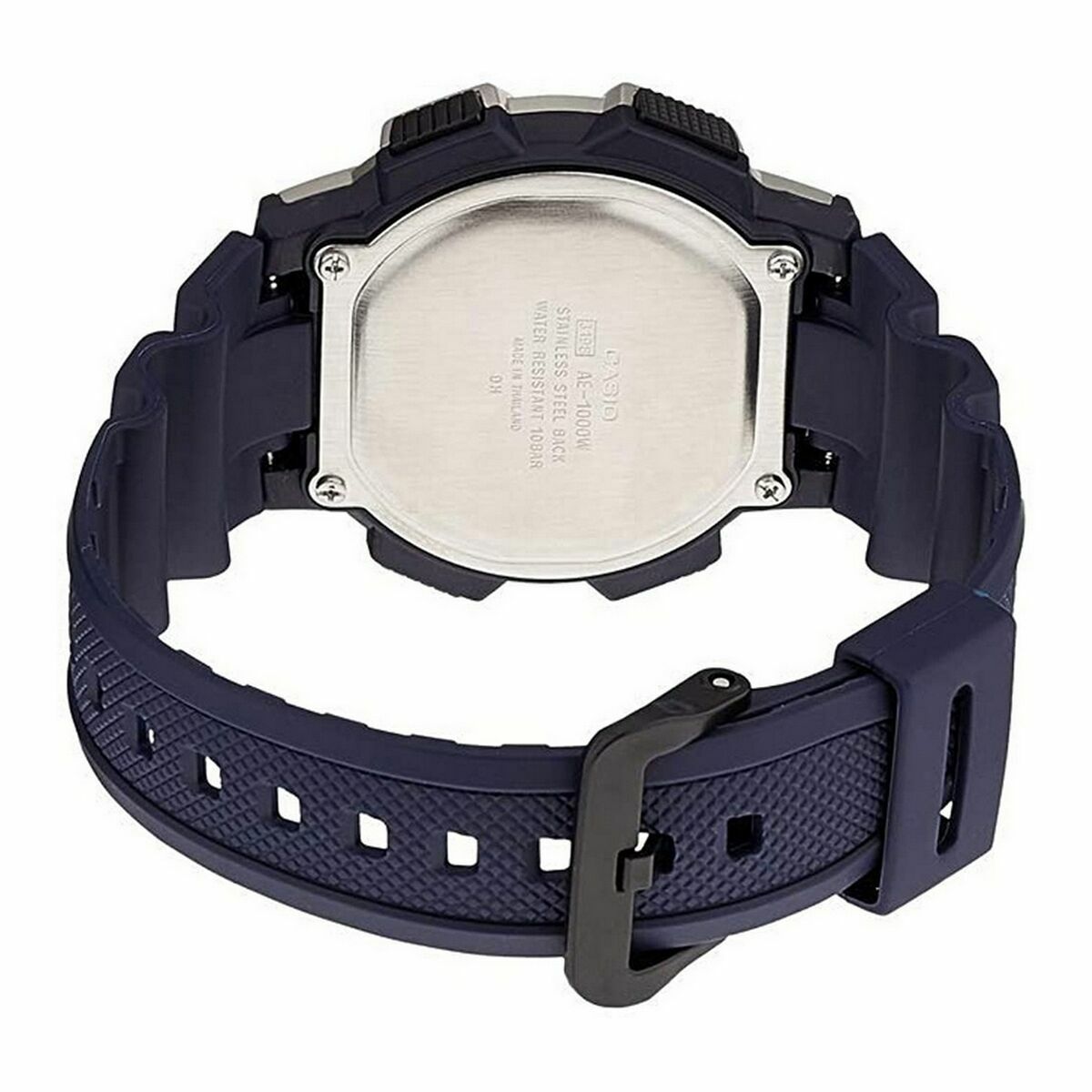 Horloge Heren Casio WORLD TIME ILLUMINATOR - 5 ALARMS, 10 YEAR BATTERY Zwart Grijs (Ø 40 mm) (Ø 43 mm) - Klokken, Heren - Casio