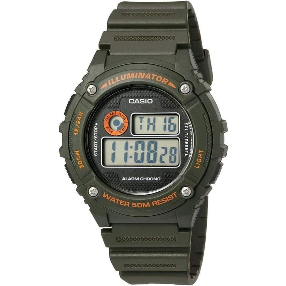 Horloge Heren Casio ILLUMINATOR GREEN (Ø 43,5 mm)