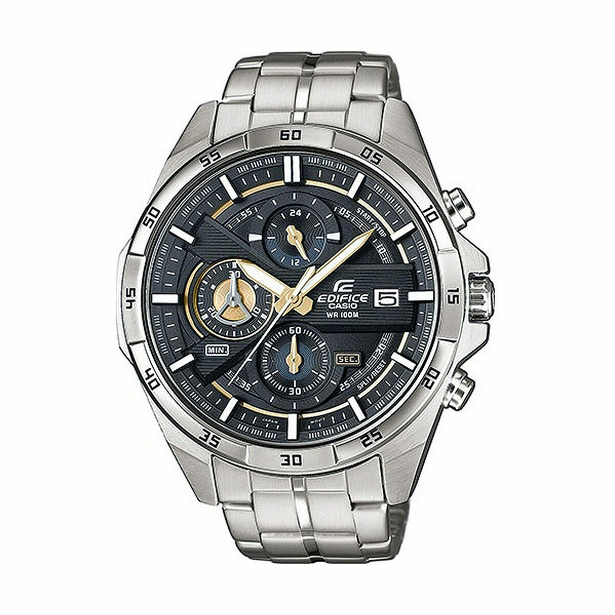 Horloge Heren Casio EFR - 556D - 1AVUEF Zwart Zilverkleurig - Klokken, Heren - Casio