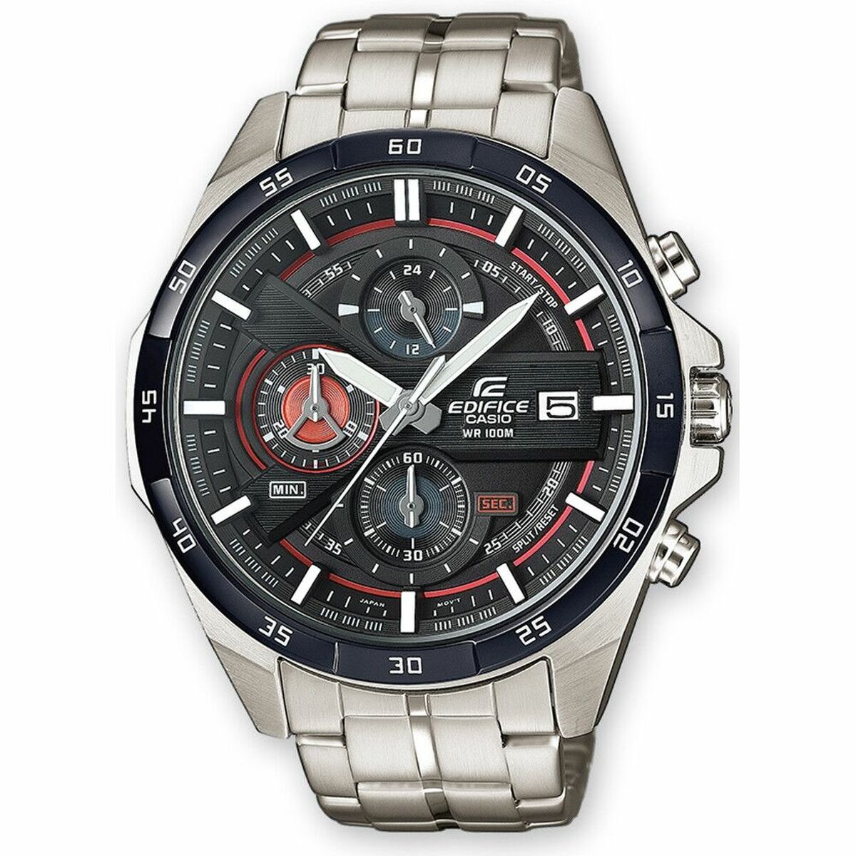 Horloge Heren Casio EFR-556DB-1AVUEF Zwart Zilverkleurig