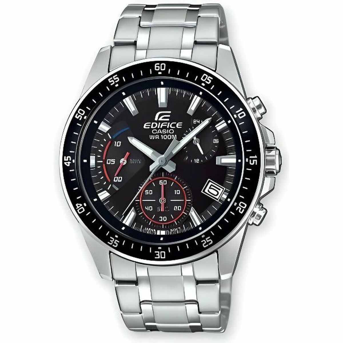 Horloge Heren Casio EFV540D1AVUEF Zwart Zilverkleurig - Klokken, Heren - Casio