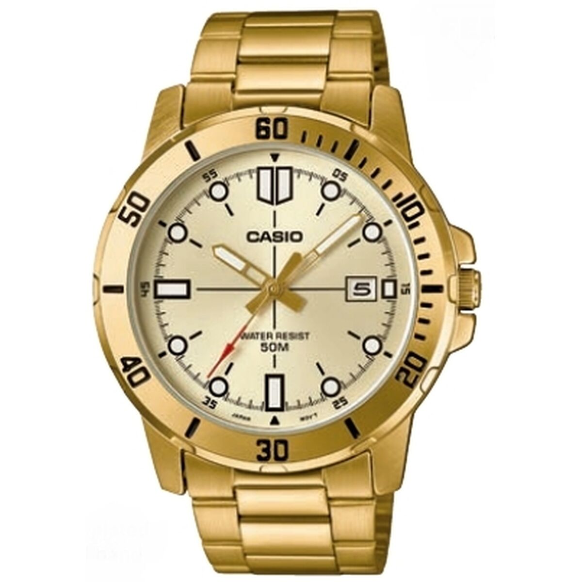 Horloge Heren Casio DIVER Gouden (Ø 45 mm)