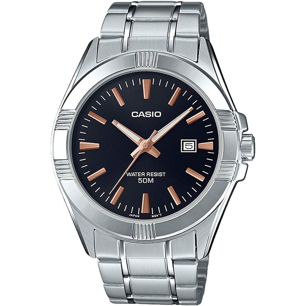 Horloge Heren Casio COLLECTION Zwart Zilverkleurig (Ø 43,5 mm)
