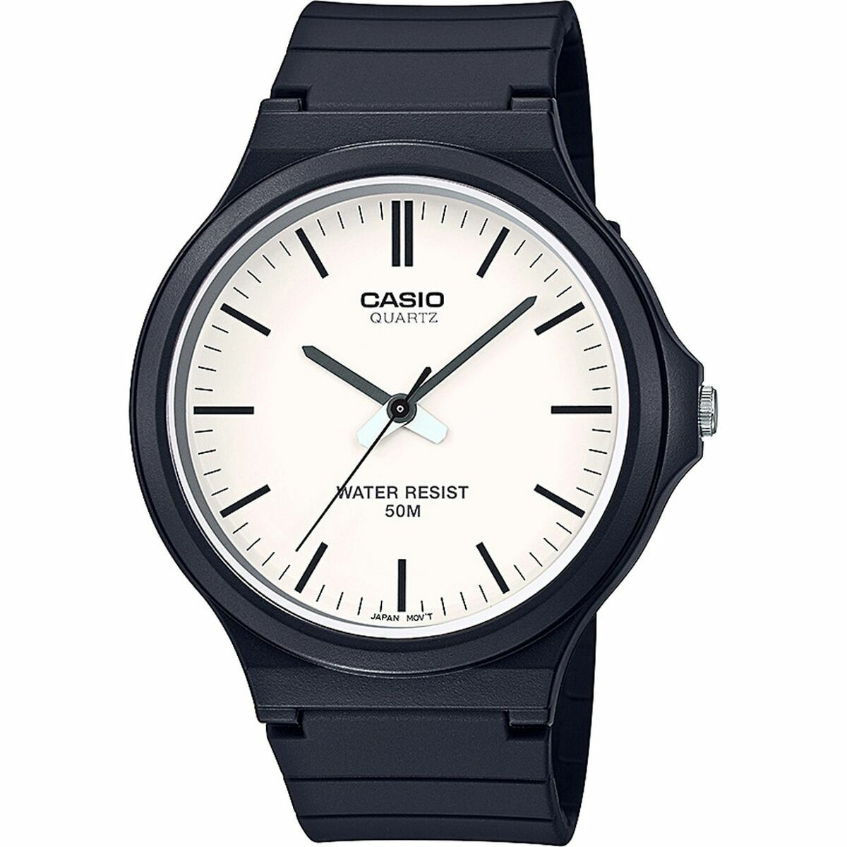 Horloge Heren Casio MW-240-7EVEF Wit Zwart