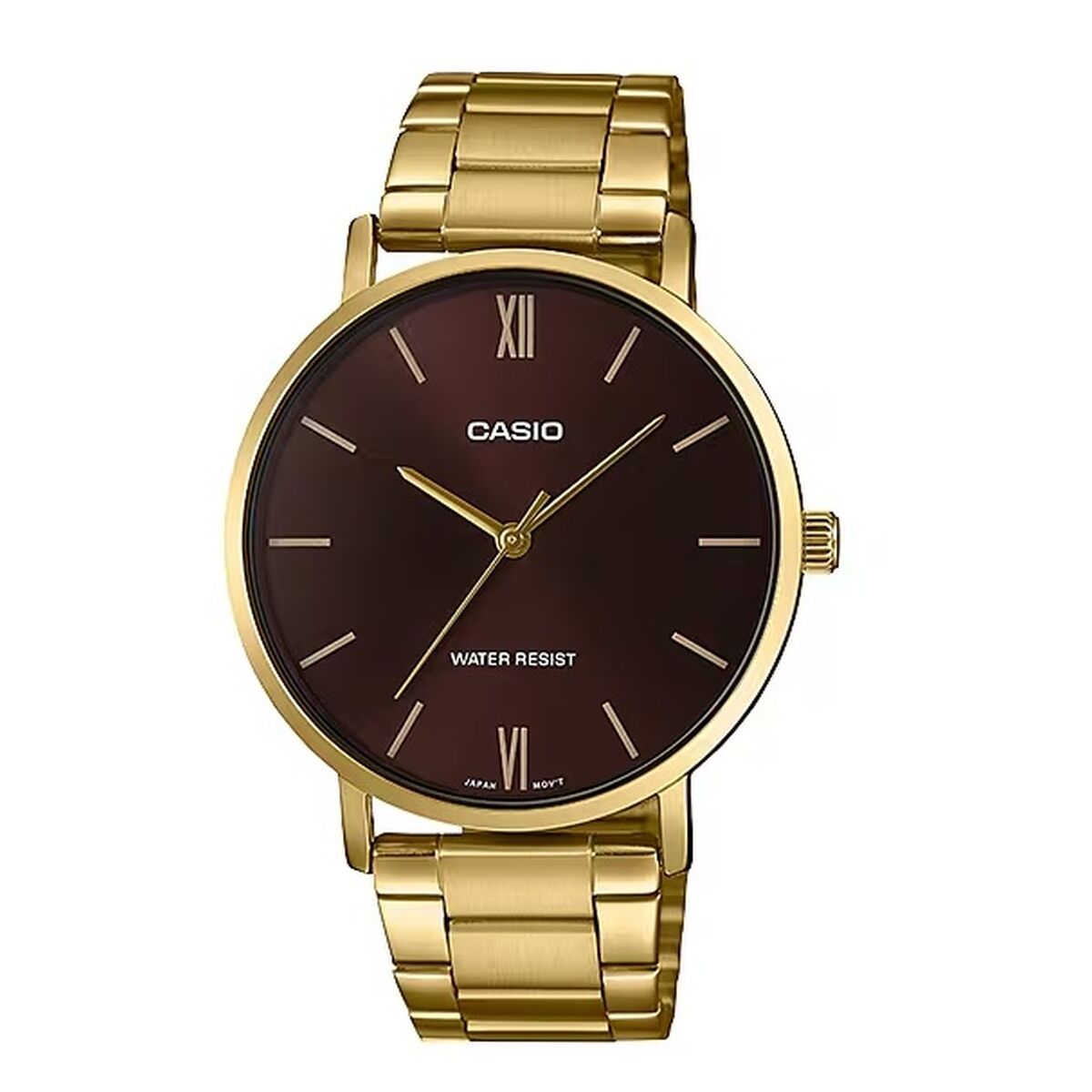 Horloge Heren Casio MINIMAL GOLD - BROWN (Ø 40 mm)