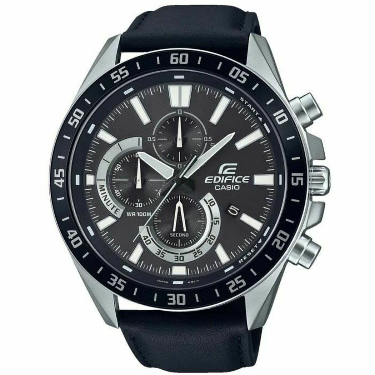 Horloge Heren Casio EFV-620L-1AVUEF Zwart Grijs Zilverkleurig